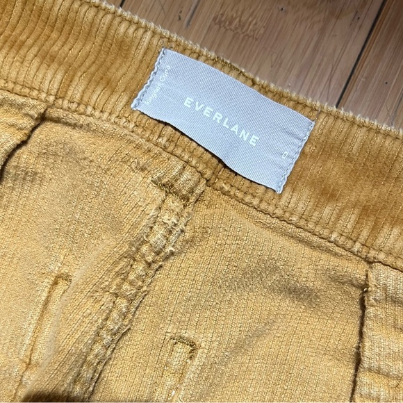 Everlane Corduroy Straight Leg Crop Pant Golden Brown Size 0 - Picture 7 of 15